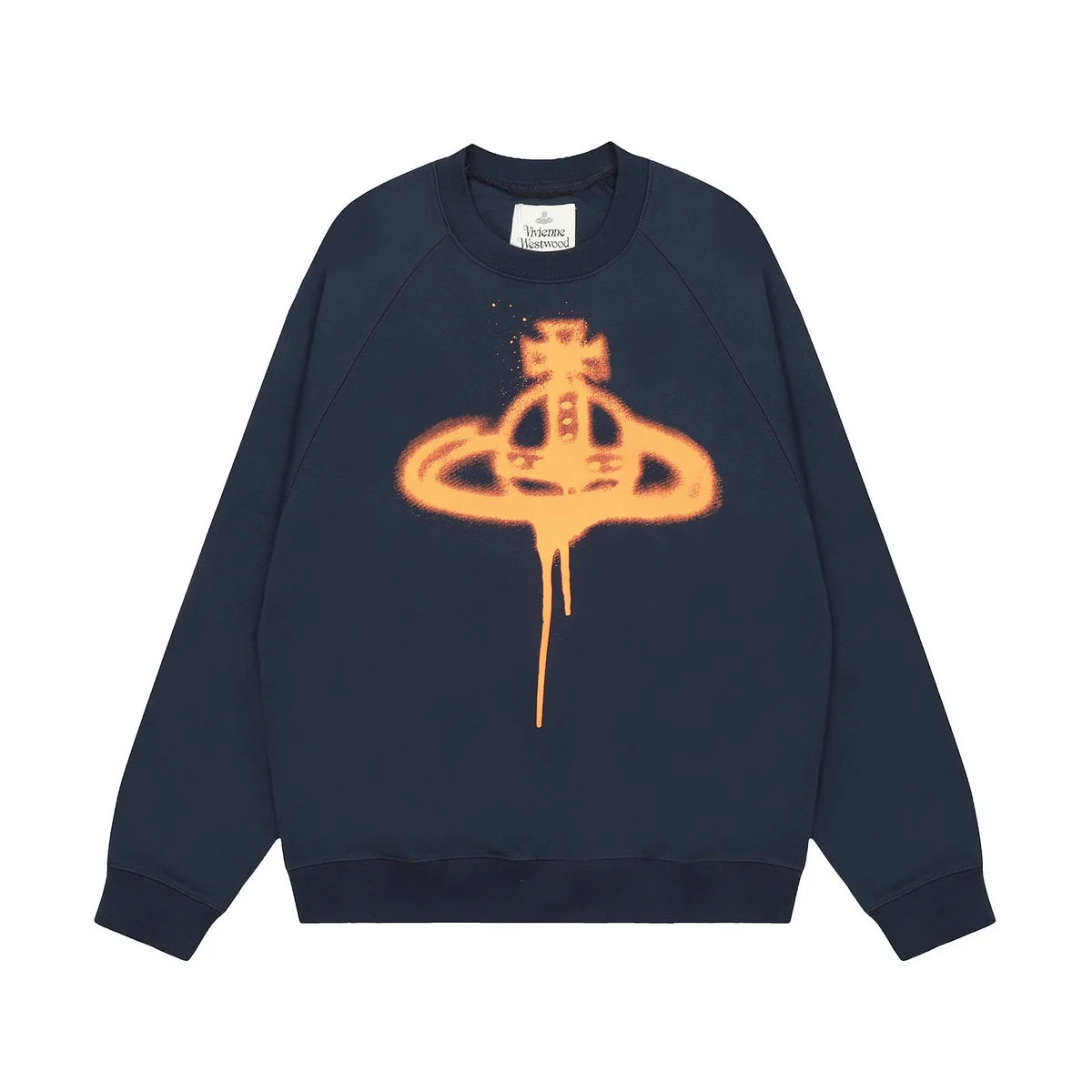 Vivienne Westwood Vivienne Westwood Orb Navy Blue Sweatshirt Navy - 1