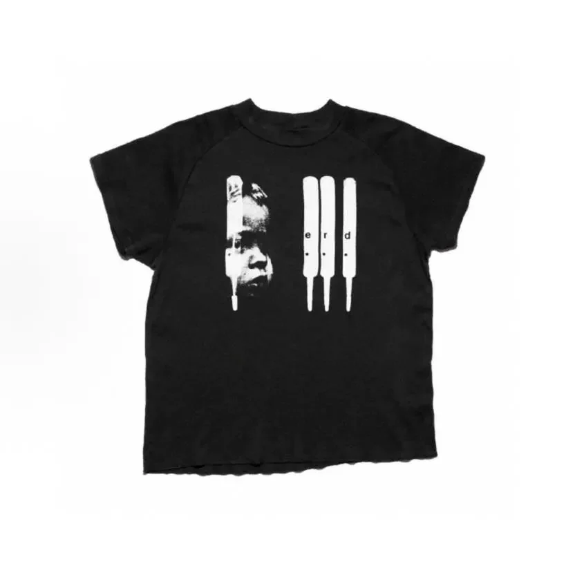 Other Black 'Erd' Graphic T-Shirt Black - 1