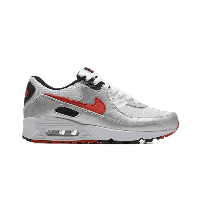 Nike Nike Air Max 90 Sail/University Red Sneakers Silver - 1