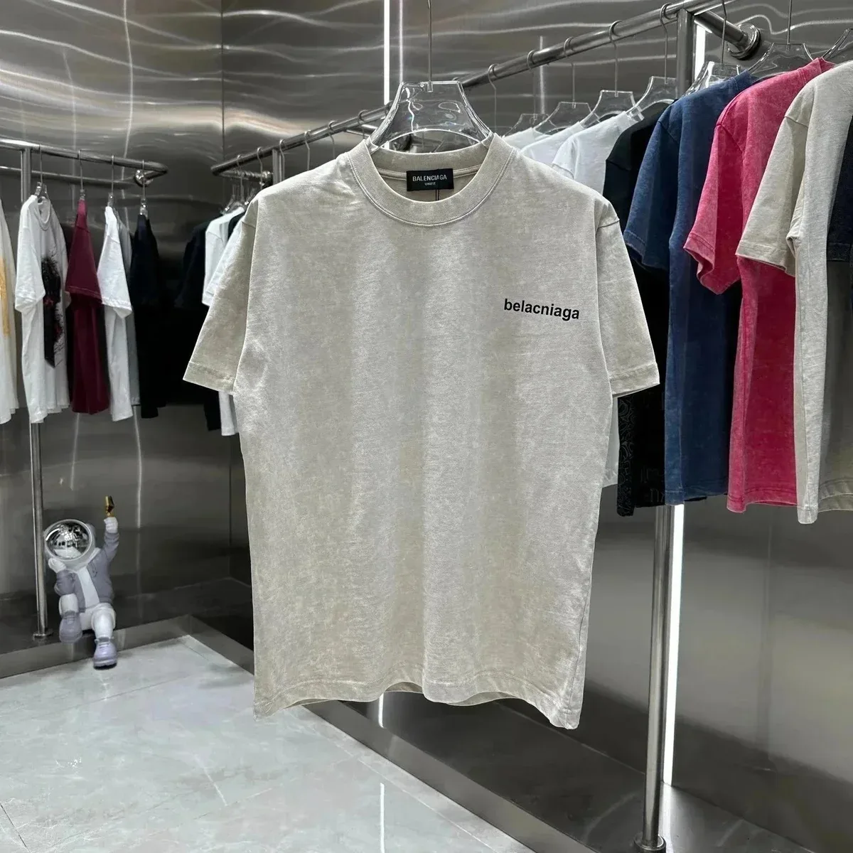 Balenciaga Balenciaga Belacniaga T-Shirt Beige Beige - 1