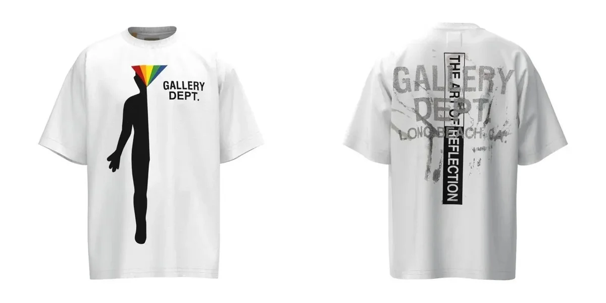 Gallery Dept. Gallery Dept. The Art of Reflection White T-Shirt White - 1