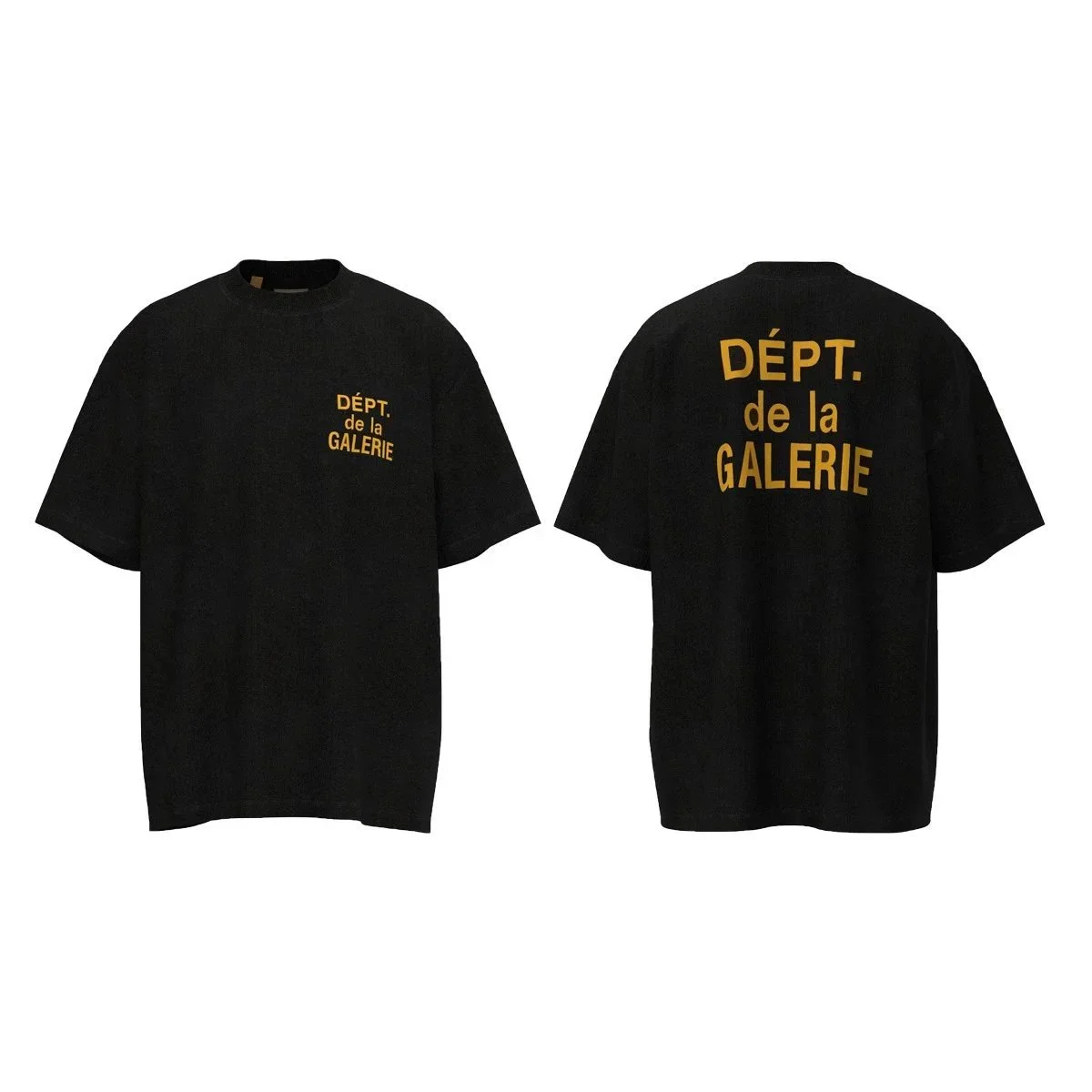 Gallery Dept. Gallery Dept. Dept De La Galerie Black T-Shirt Black - 1