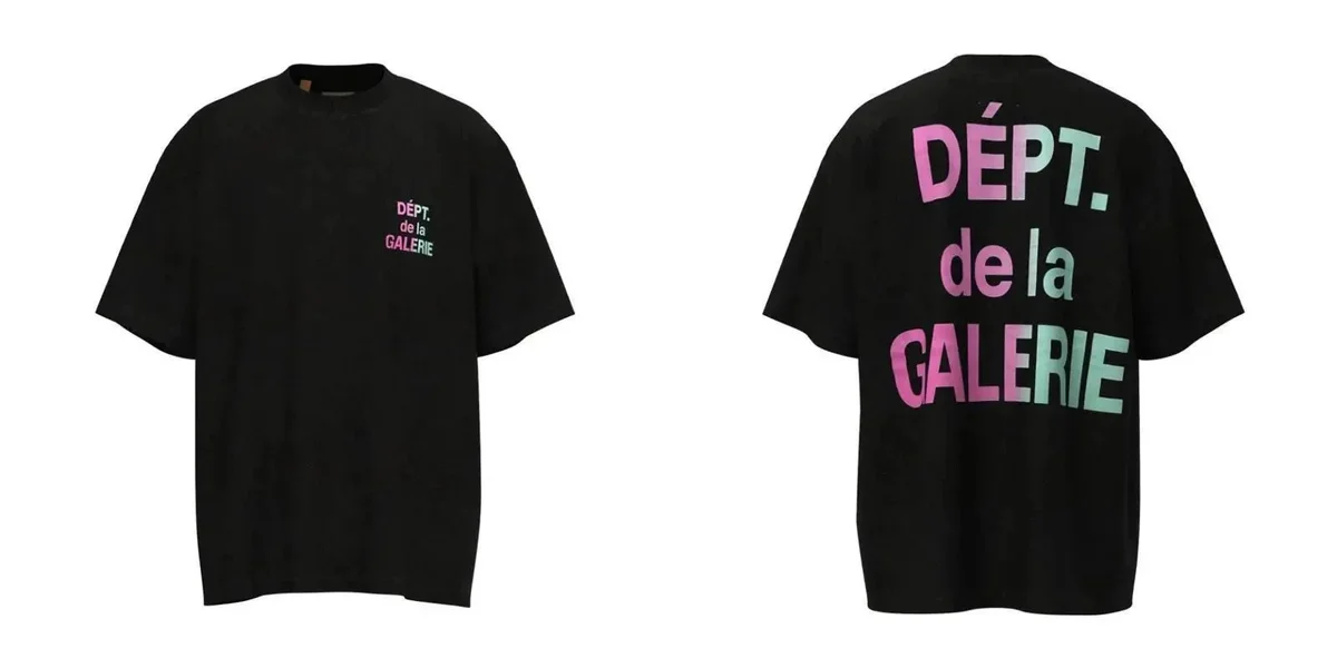 Gallery Dept. Gallery Dept. Dépt. de la Galerie Black T-Shirt Black - 1