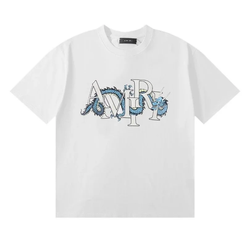 Amiri Amiri White Dragon Graphic T-Shirt White - 1