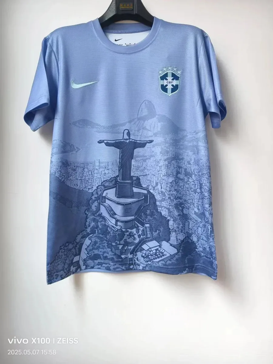 Nike Nike Brazil CBF Jersey Light Blue Football Shirt Blue - 1