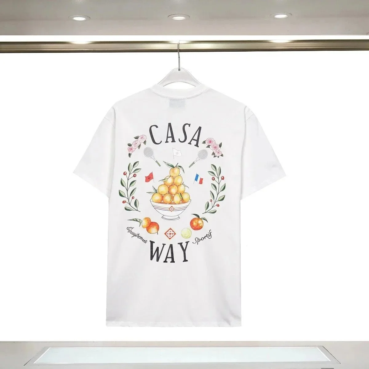 Other White 'CASA WAY' Graphic T-Shirt White - 1