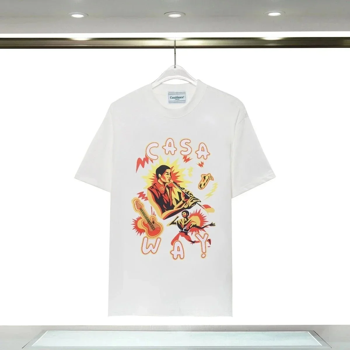 Casablanca Casablanca Casa Way White T-Shirt White - 1