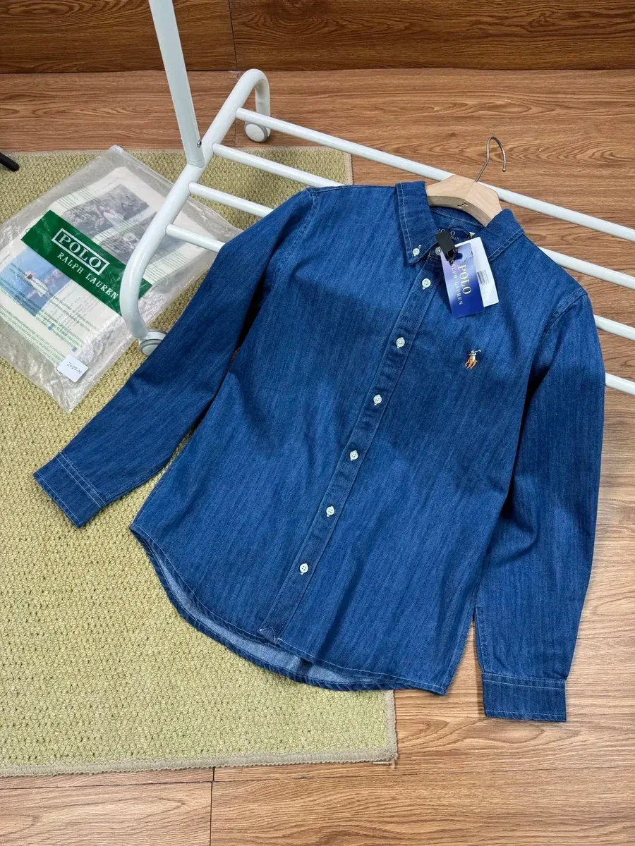 Polo Ralph Lauren Polo Ralph Lauren Classic Logo Denim Shirt Blue - 1