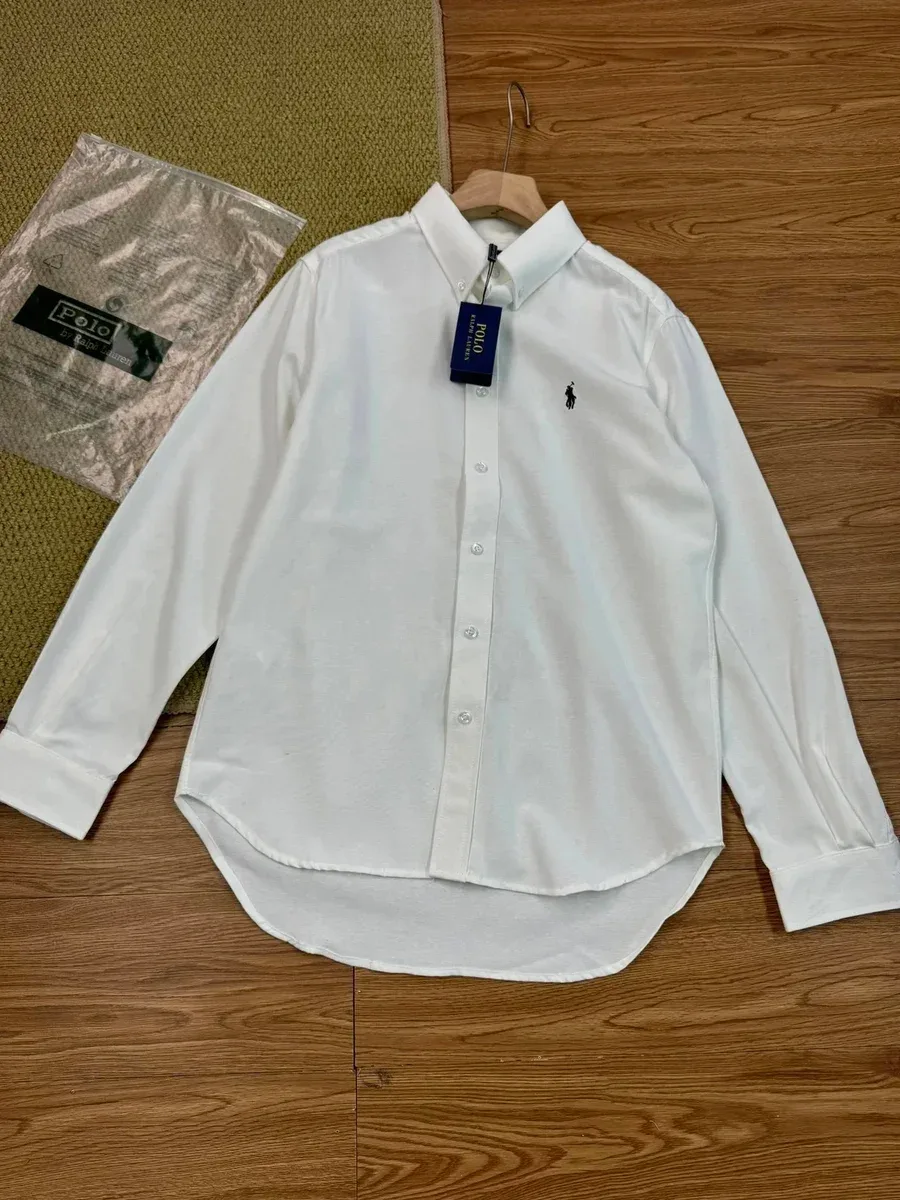 Polo Ralph Lauren Polo Ralph Lauren Classic Logo White Button-Up Shirt White - 1
