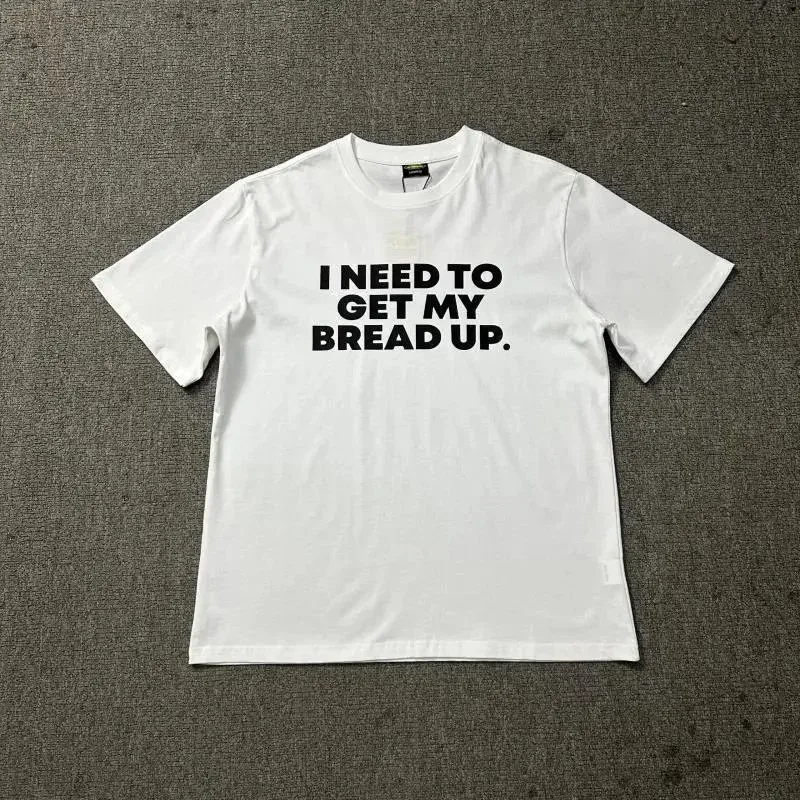 Other White 'I NEED TO GET MY BREAD UP.' T-Shirt White - 1