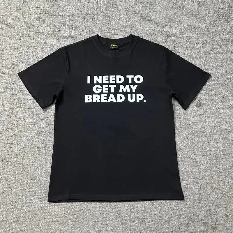 Other Black 'I NEED TO GET MY BREAD UP.' T-Shirt Black - 1