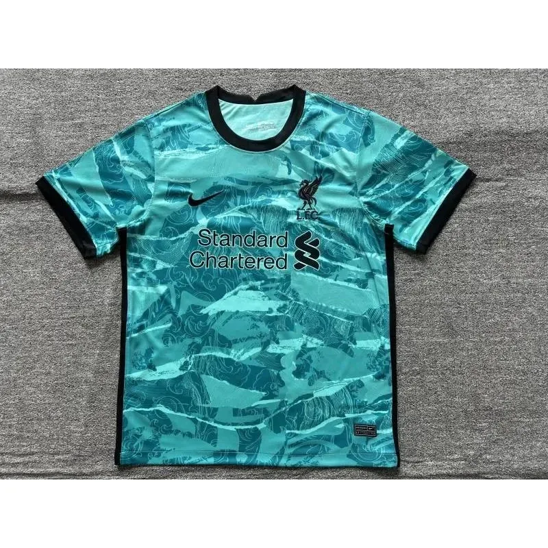 Nike Nike Liverpool FC Away Jersey Turquoise Camo Shirt Blue - 1