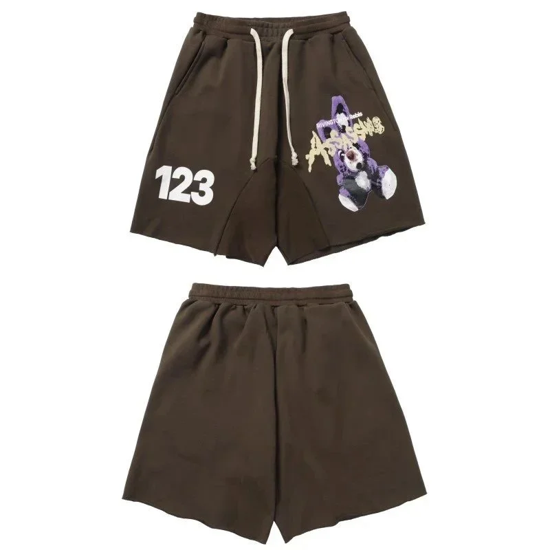 Other Unisex Brown 123 ARMSW Bear Shorts Brown - 1