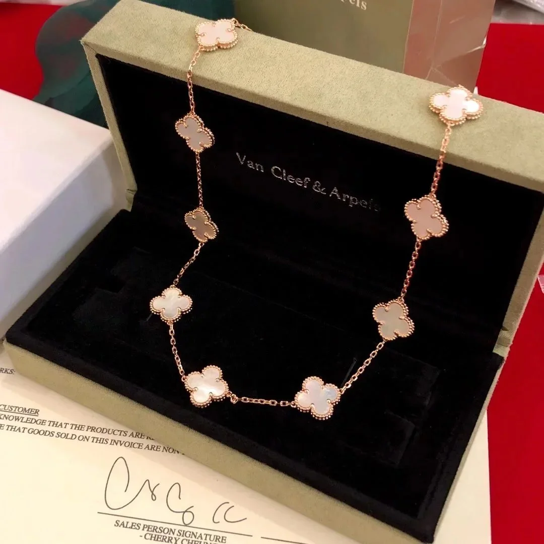 Van Cleef & Arpels Van Cleef & Arpels Alhambra Rose Gold Pearl Necklace Gold - 1
