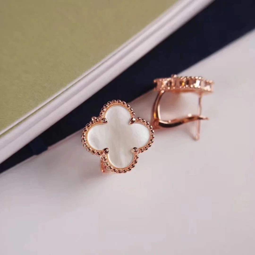 Van Cleef & Arpels Van Cleef & Arpels Alhambra Rose Gold Pearl Earrings Gold - 1