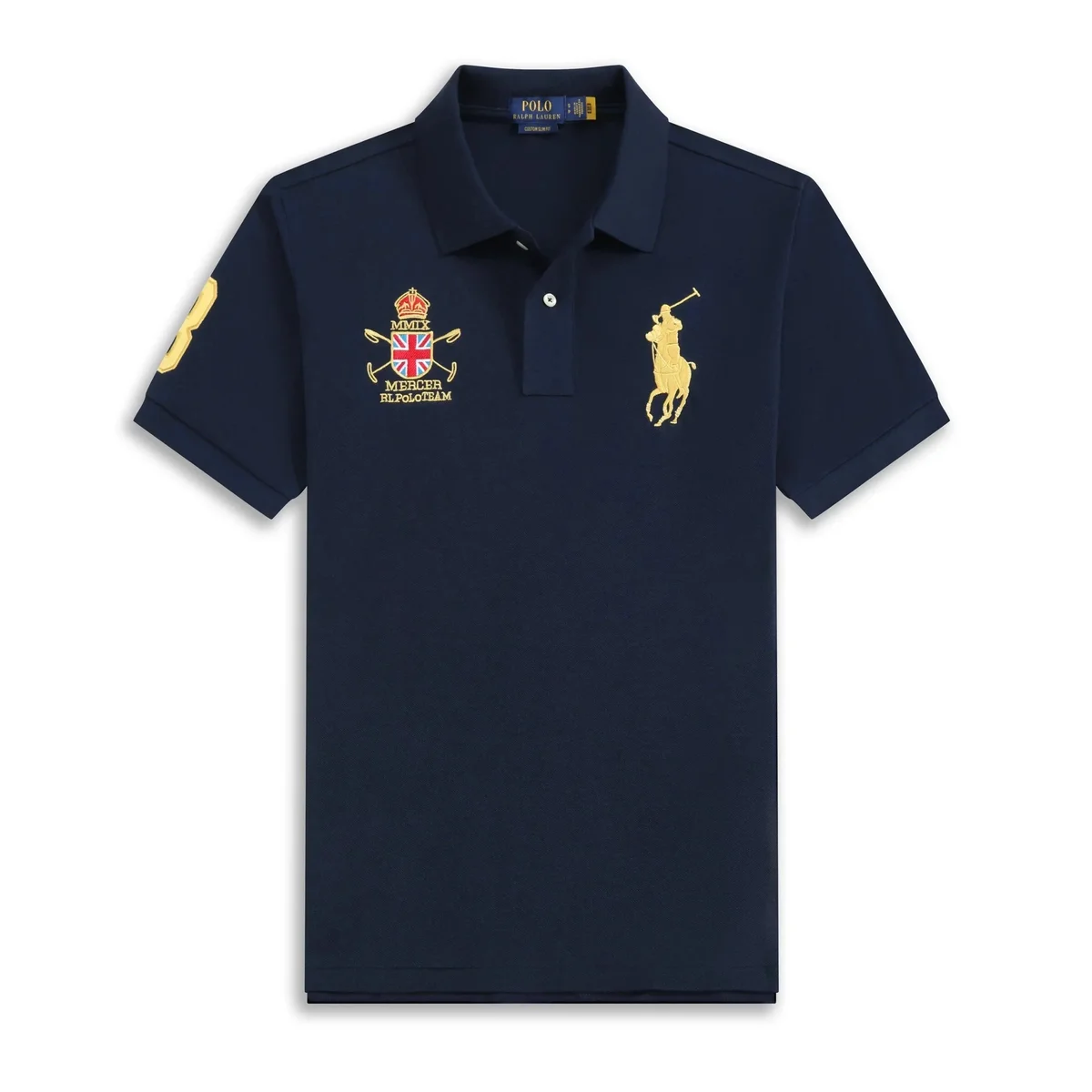 Polo Ralph Lauren Ralph Lauren Mercer Polo Team Navy Gold Polo Shirt Navy - 1