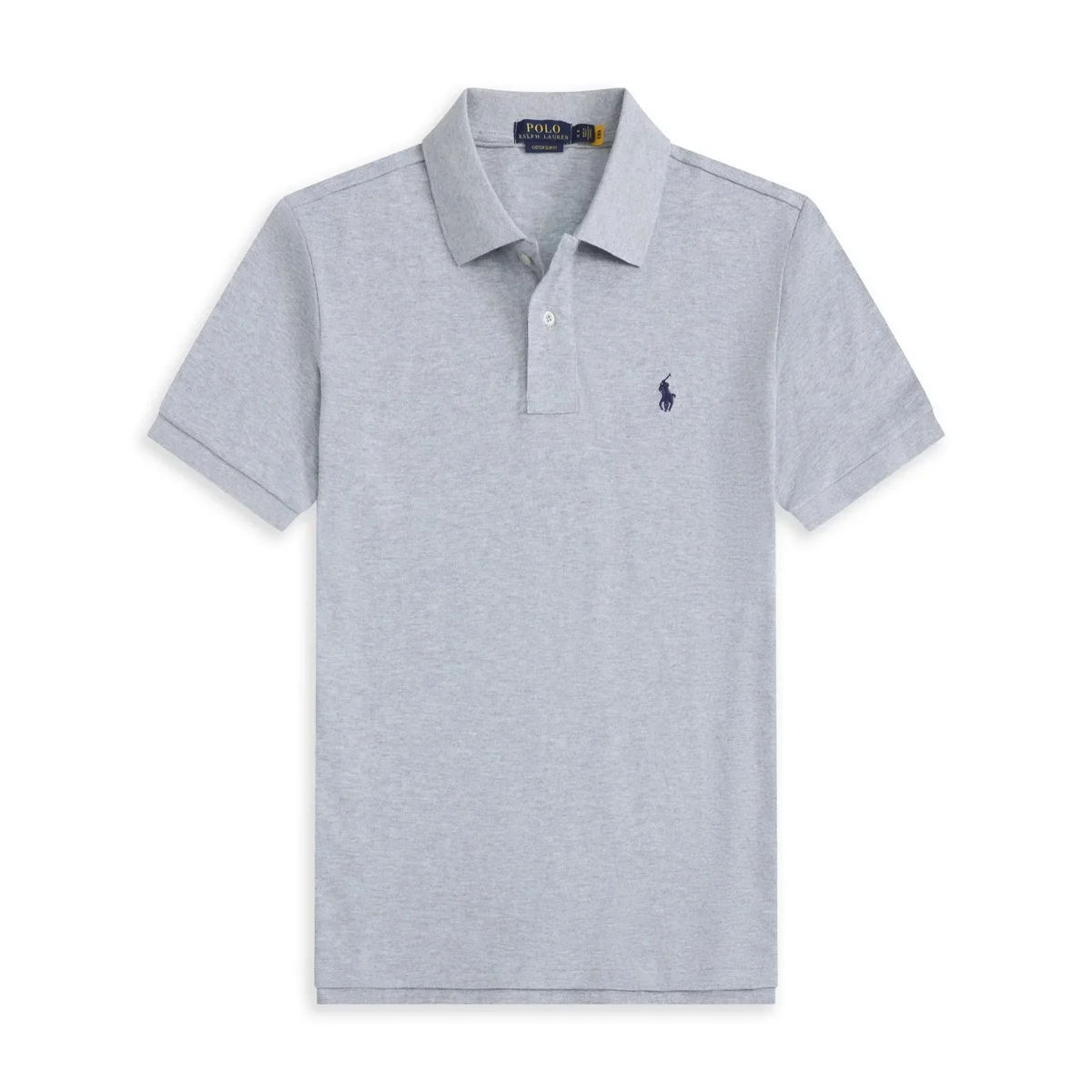 Polo Ralph Lauren Polo Ralph Lauren Classic Logo Grey Polo Shirt Grey - 1
