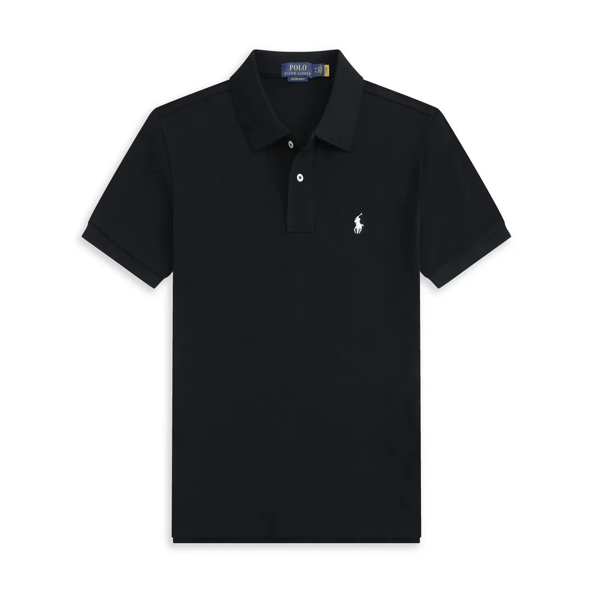 Polo Ralph Lauren Ralph Lauren Polo Shirt Black Solid T-Shirt Black - 1