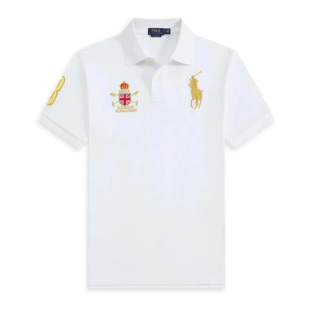 Polo Ralph Lauren Polo Ralph Lauren Big Pony Mercer Polo White Gold White - 1