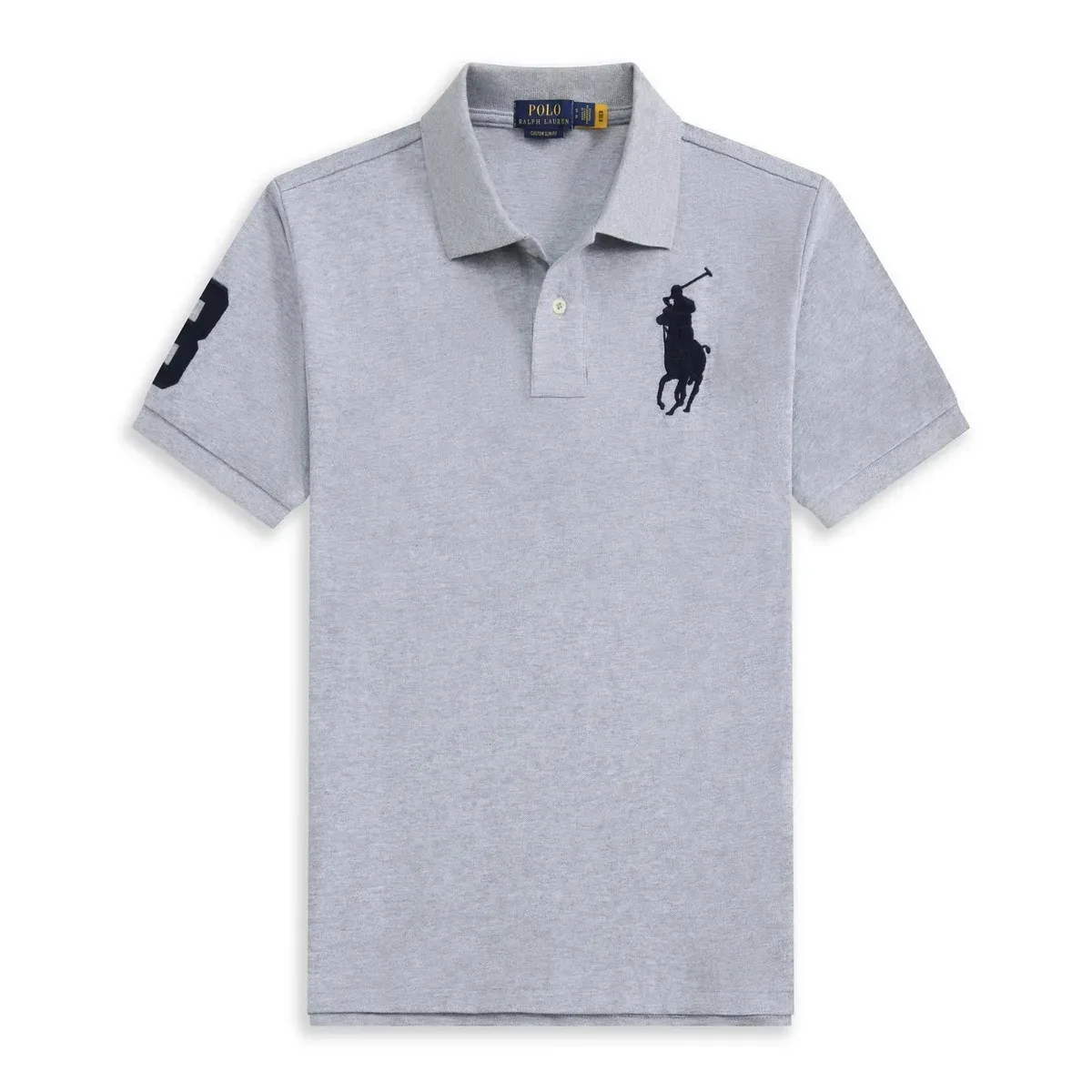 Polo Ralph Lauren Polo Ralph Lauren Big Pony Grey Polo Shirt Grey - 1