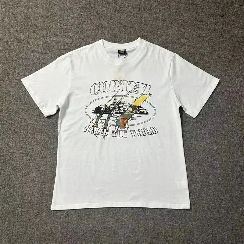Other White 'Cortez Rolls the World' T-Shirt White - 1