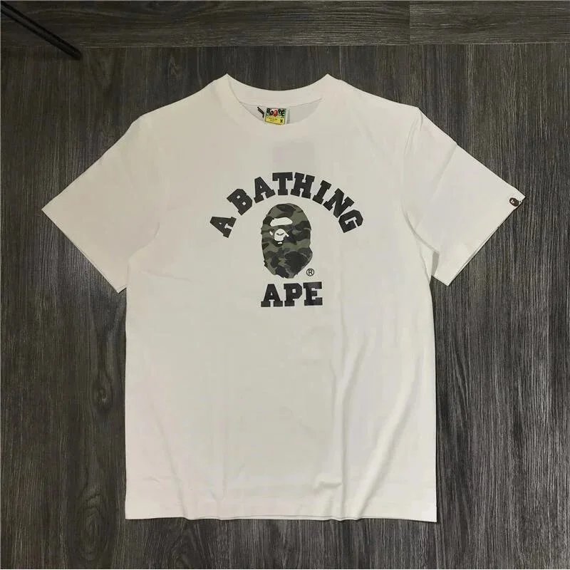 A Bathing Ape A Bathing Ape BAPE STA White Camo Graphic T-Shirt White - 1