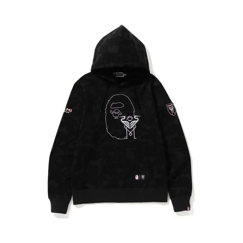 A Bathing Ape A Bathing Ape BAPE STA 07 Black Camo Hoodie Black - 1