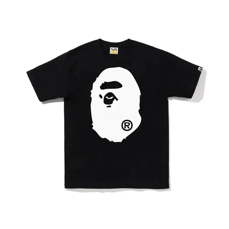 A Bathing Ape A Bathing Ape BAPE STA Black White T-Shirt Black - 1