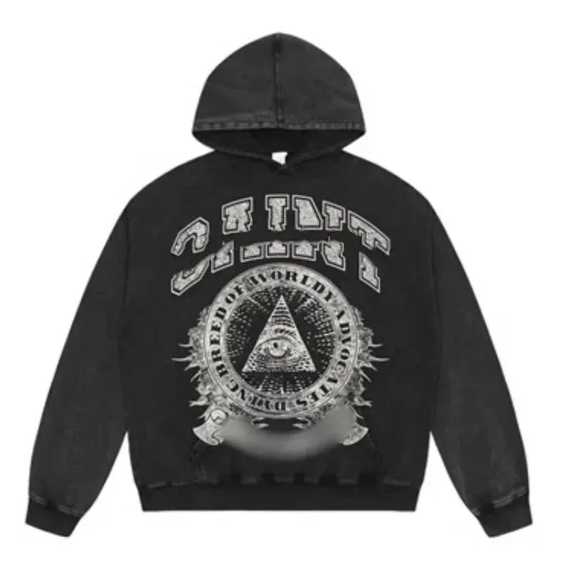 Other Unisex Black 'Illuminati' Hoodie Black - 1