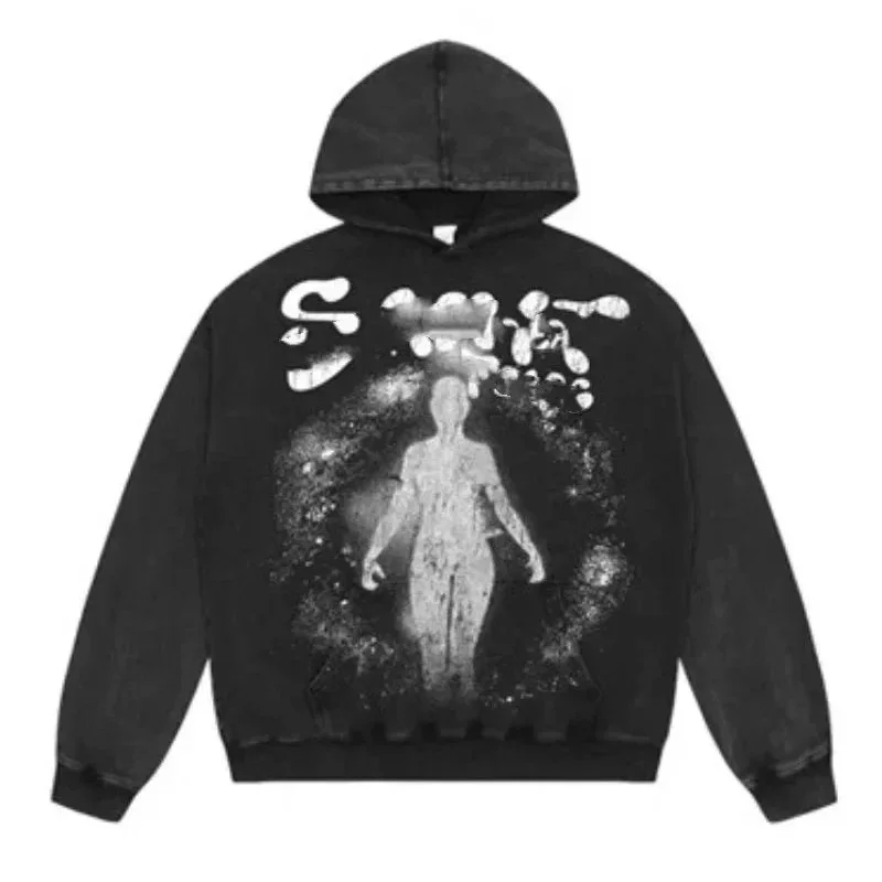 Other Unisex Black 'Sweet' Graphic Hoodie Black - 1