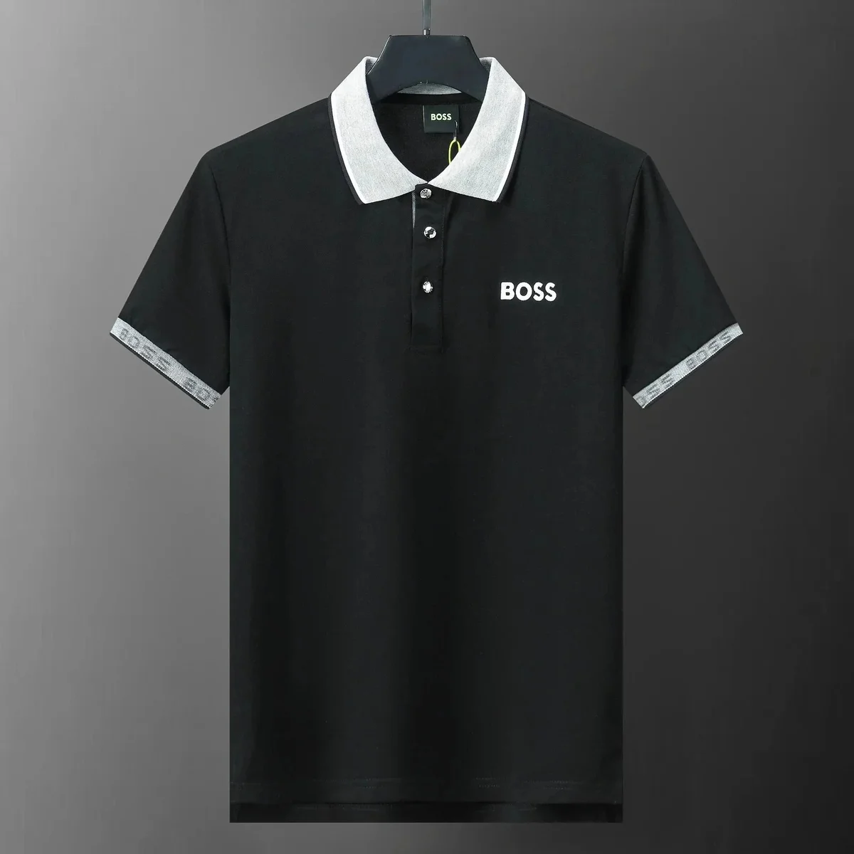 Hugo Boss HUGO BOSS Black & White Polo Shirt Black - 1