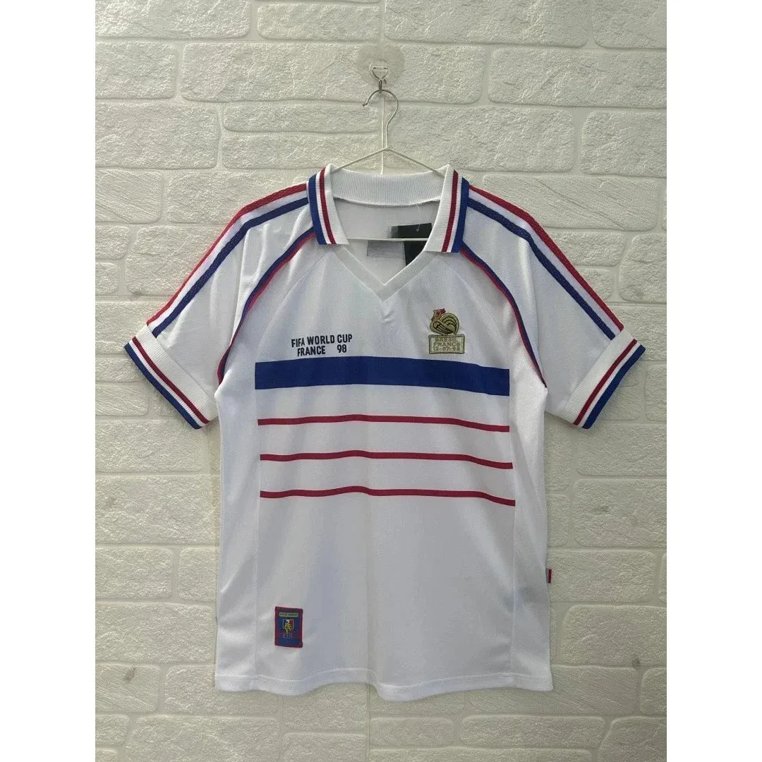 Other 98 France Away Jersey Football Shirt White - 1