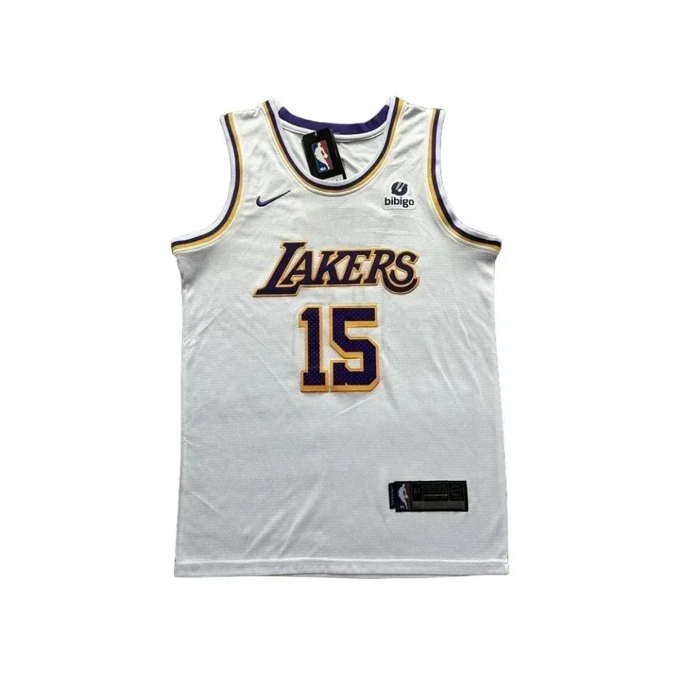 Nike Nike Lakers #15 Jersey White Basketball Top White - 1