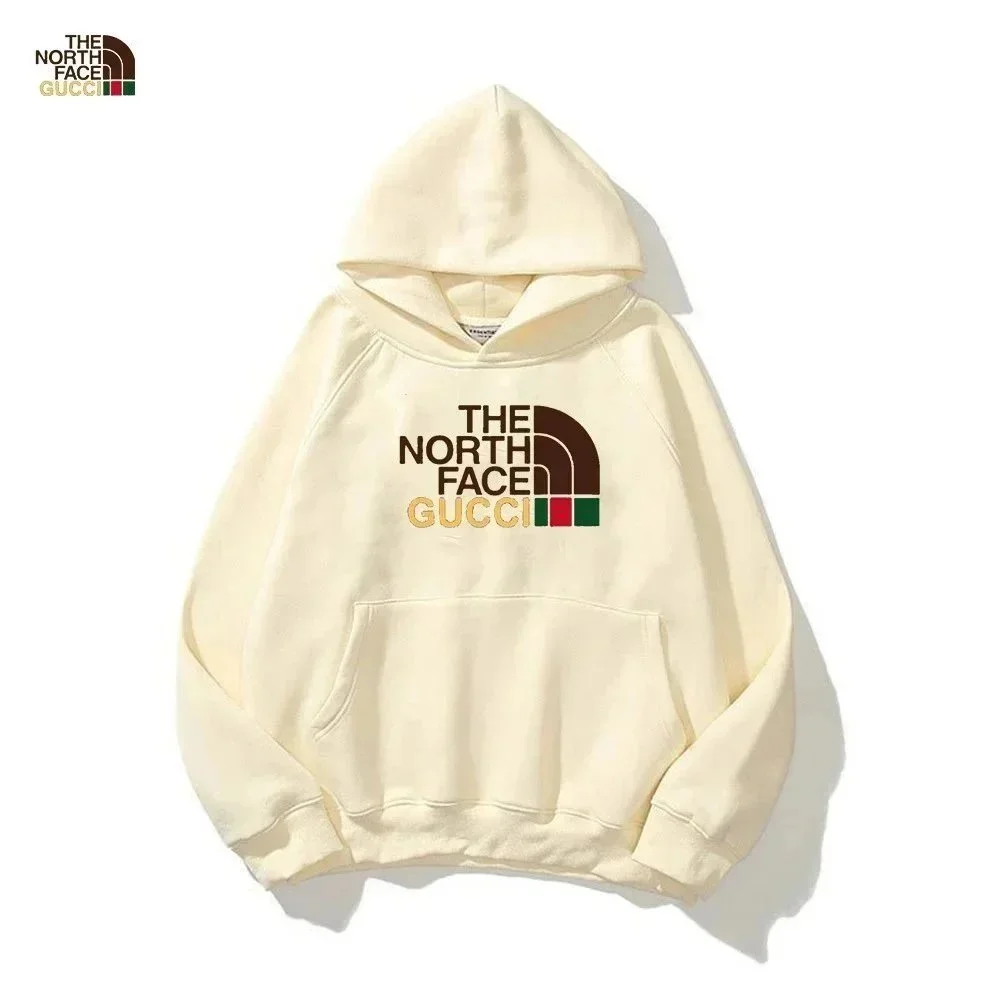 The North Face The North Face x Gucci Cream Hoodie Cream - 1