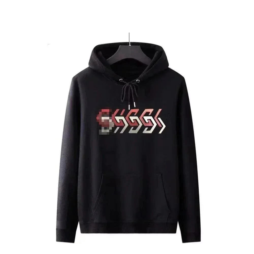 Gucci Gucci Pixel GG Hoodie Black Cotton Black - 1