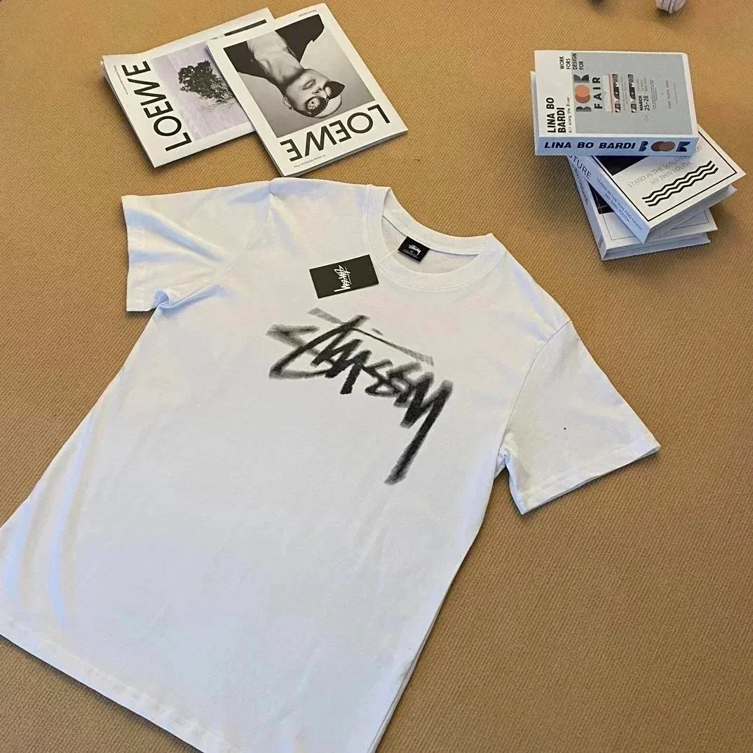 Stussy Stussy Classic Logo White T-Shirt White - 1