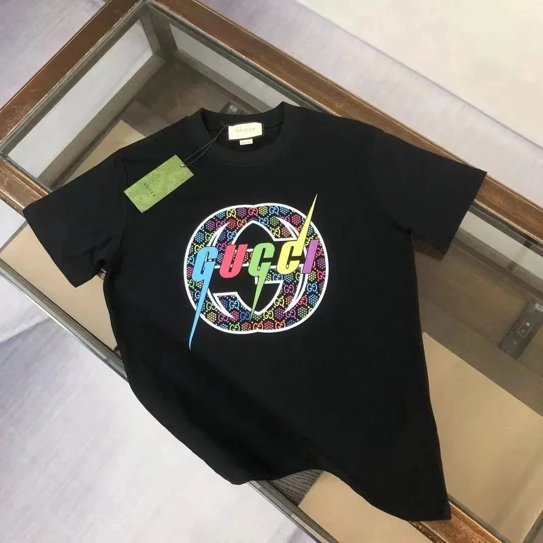 Gucci Gucci GG Print T-Shirt Black Black - 1