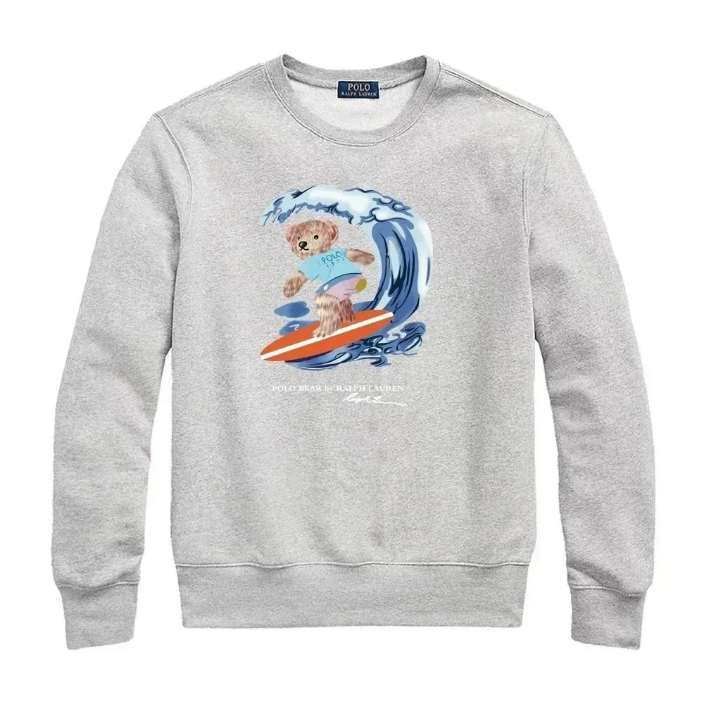 Polo Ralph Lauren Polo Ralph Lauren Polo Bear Surfing Grey Sweatshirt Grey - 1