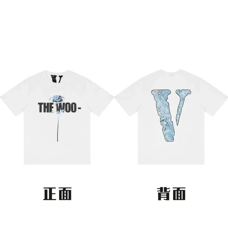 Other Unisex The Woo- V-Print White T-Shirt White - 1