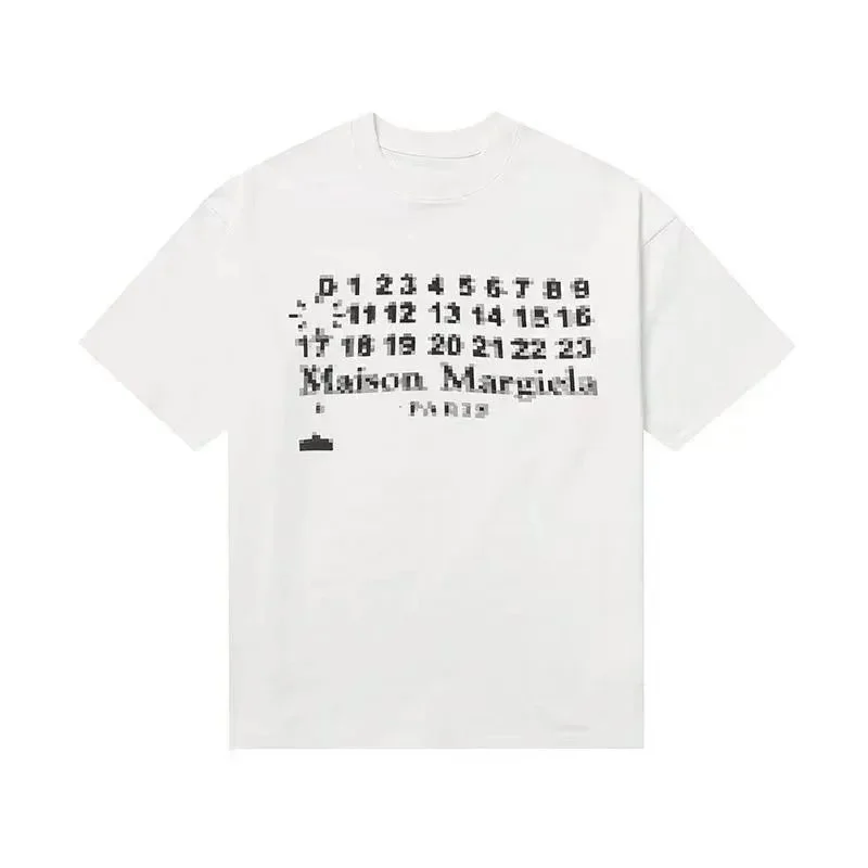 Maison Margiela Maison Margiela White Pixel Print T-Shirt White - 1