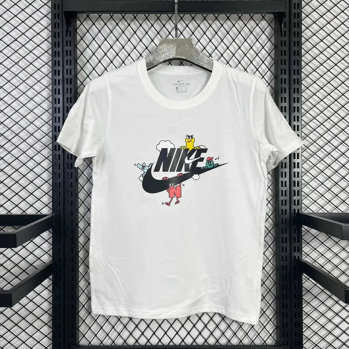 Nike Nike White Cartoon Graphic T-Shirt White - 1