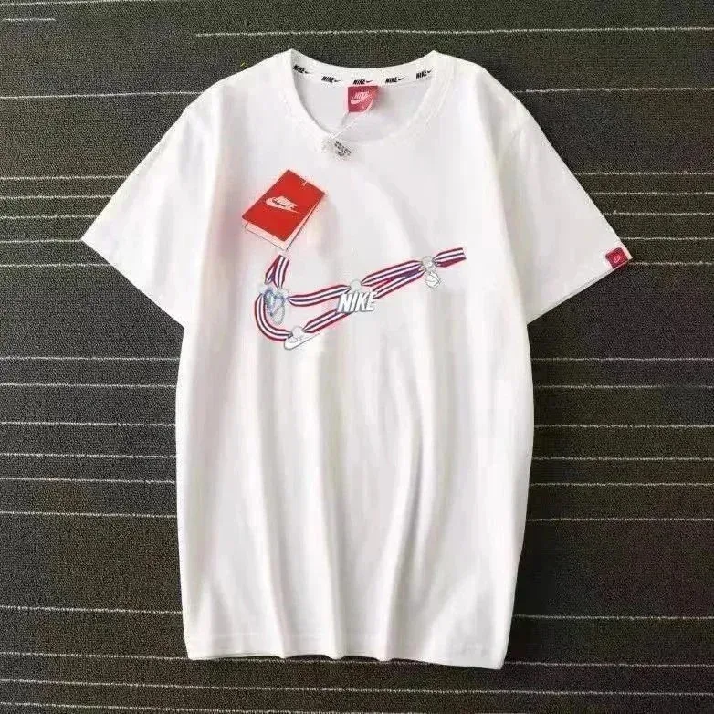 Nike Nike White Graphic T-Shirt White - 1