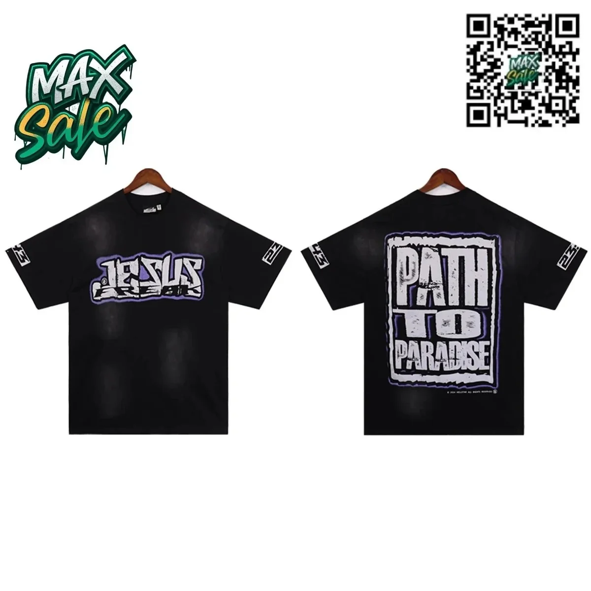 Other Black Jesus Freak Path to Paradise T-Shirt Black - 1