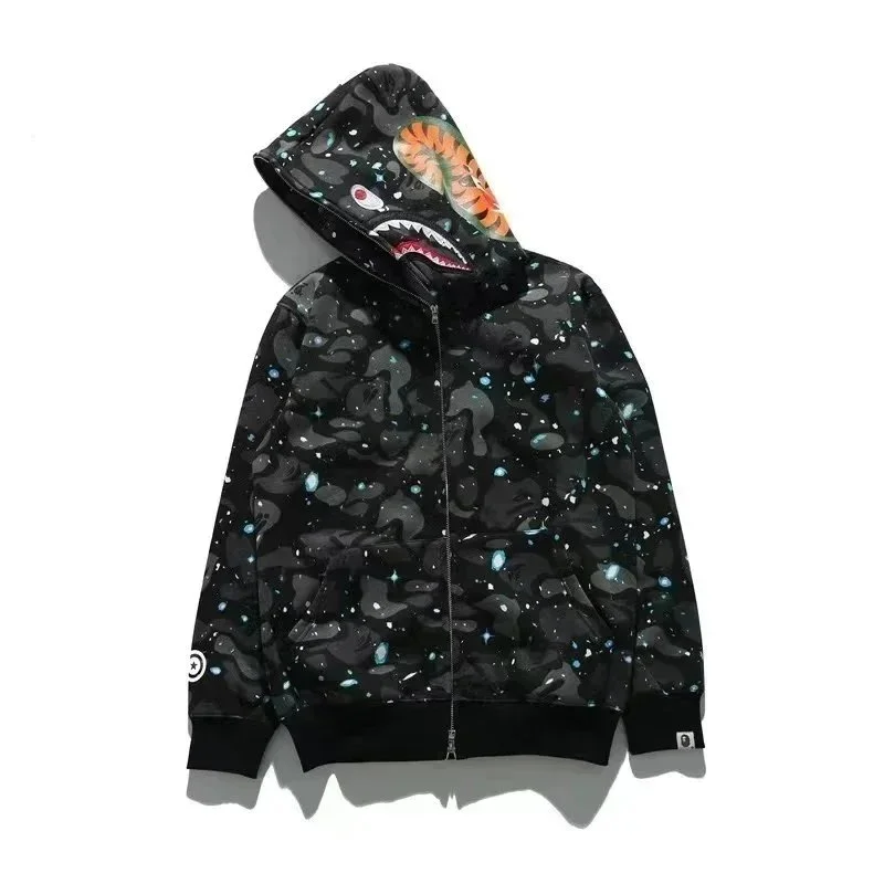 A Bathing Ape A Bathing Ape BAPE STA ABC Camo Space Camo Hoodie Black - 1