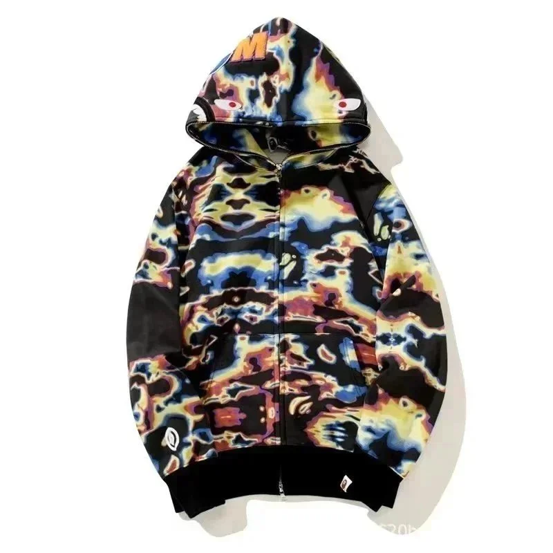 A Bathing Ape A Bathing Ape BAPE STA Colorful Abstract Hoodie Multicolor - 1