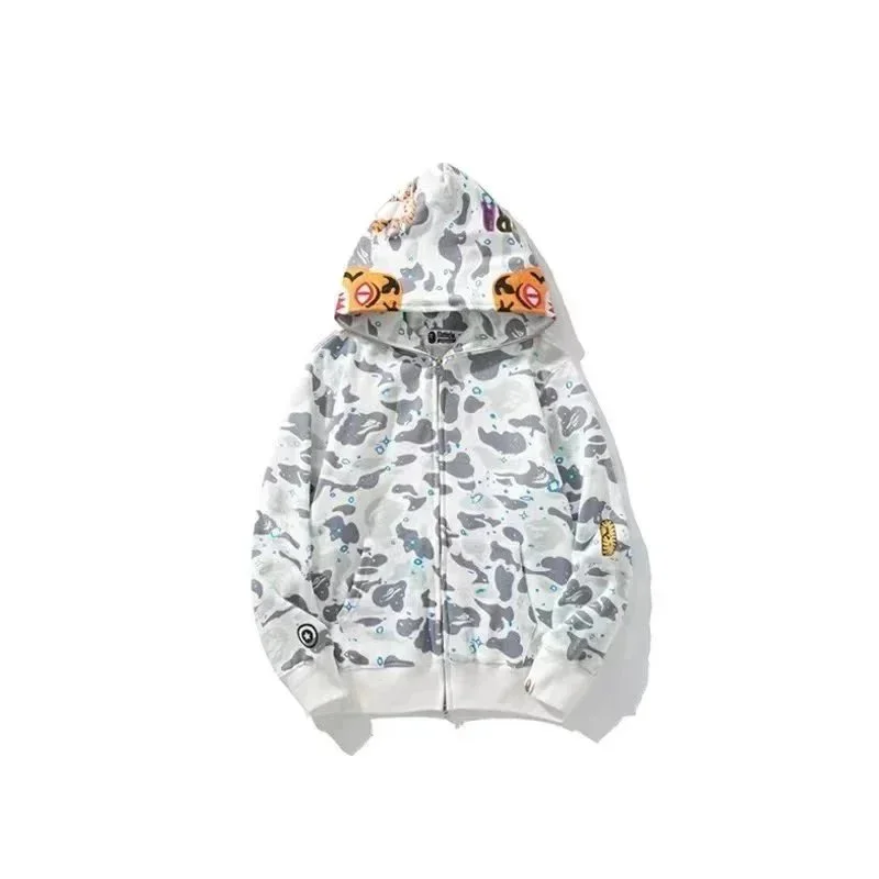 A Bathing Ape A Bathing Ape BAPE STA ABC Camo Hoodie White - 1