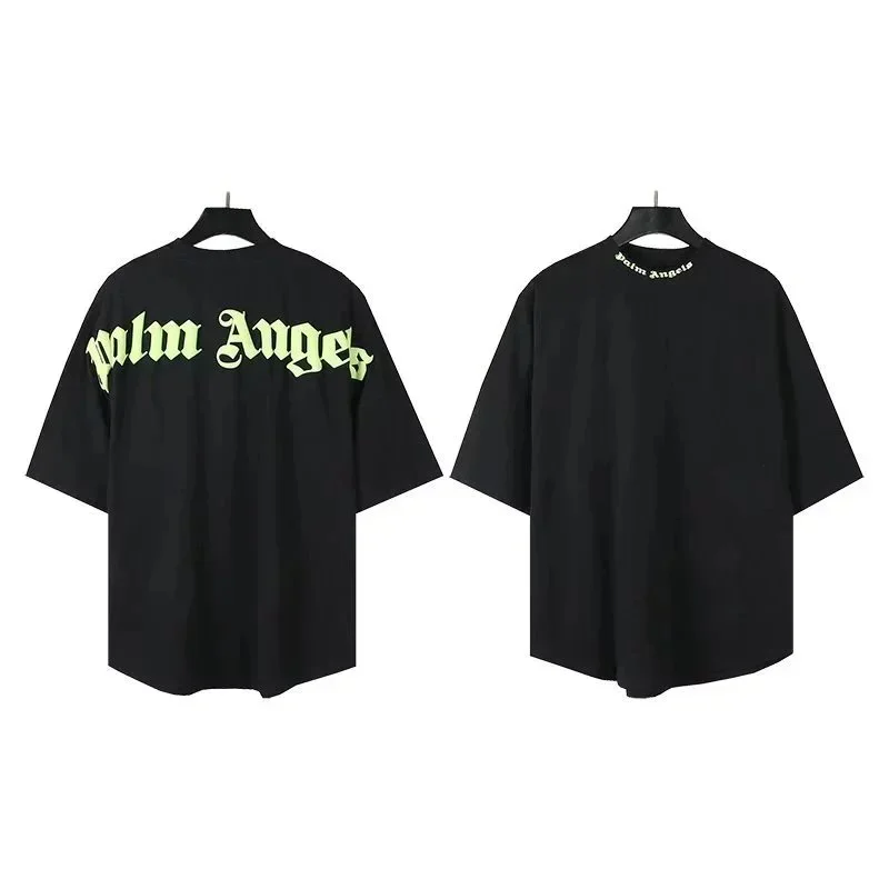 Palm Angels Palm Angels Bear Black Green T-Shirt Black - 1