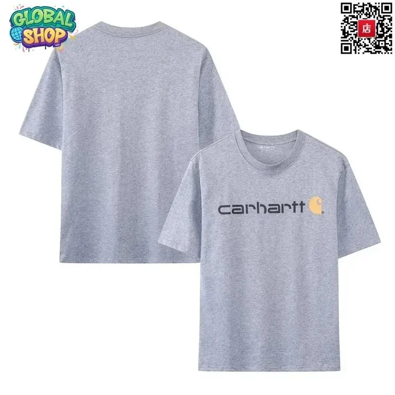 Carhartt Carhartt Classic Logo T-Shirt 21 Light Grey Grey - 1