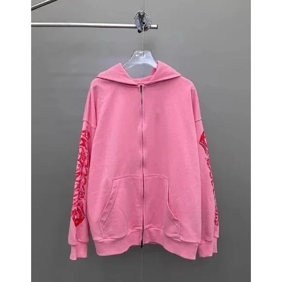 A Bathing Ape A Bathing Ape BAPE STA Pink Dragon Print Hoodie Pink - 1