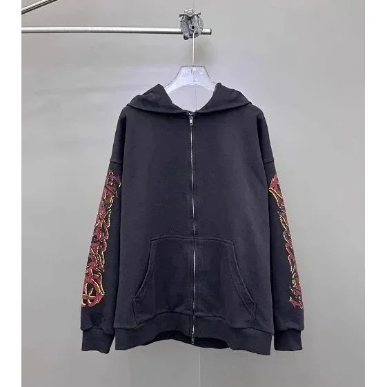 Chrome Hearts Chrome Hearts Dragon Embroidery Hoodie Black Black - 1